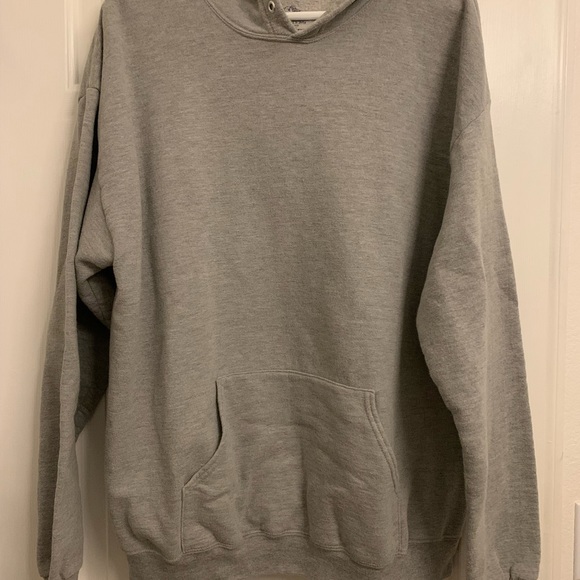 Classic 80/20 Hooded Sweatshirt - Fruit of the Loom pull over Hoodie/Jumper - Picture 4 of 6